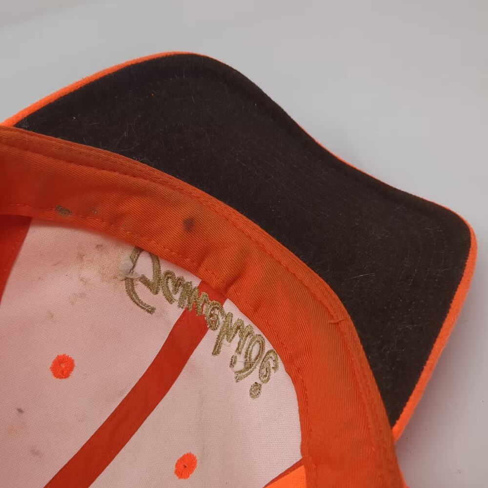 Gamehide Baseball Cap Orange Snapback OS Polyester Embroidered Adjustable Hat - Picture 8 of 9